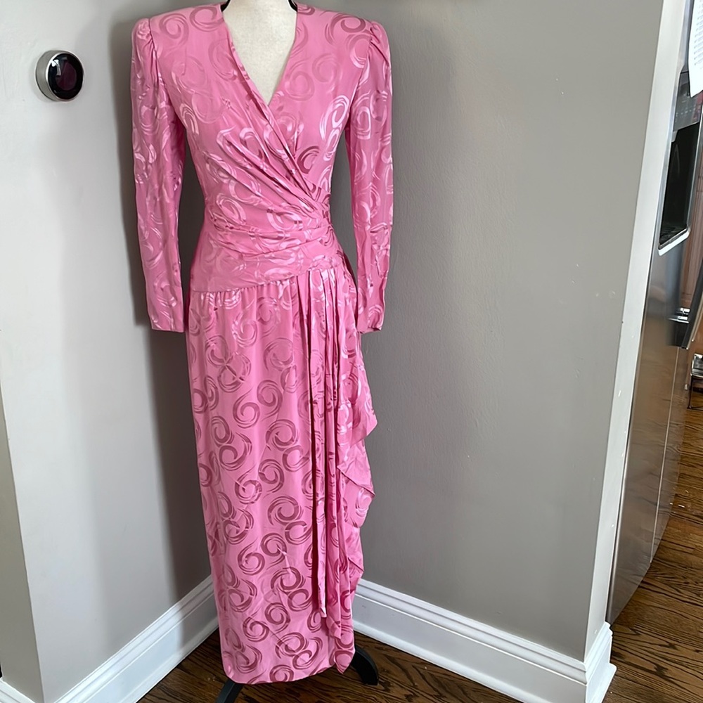 A.J. Bari 100% silk dress